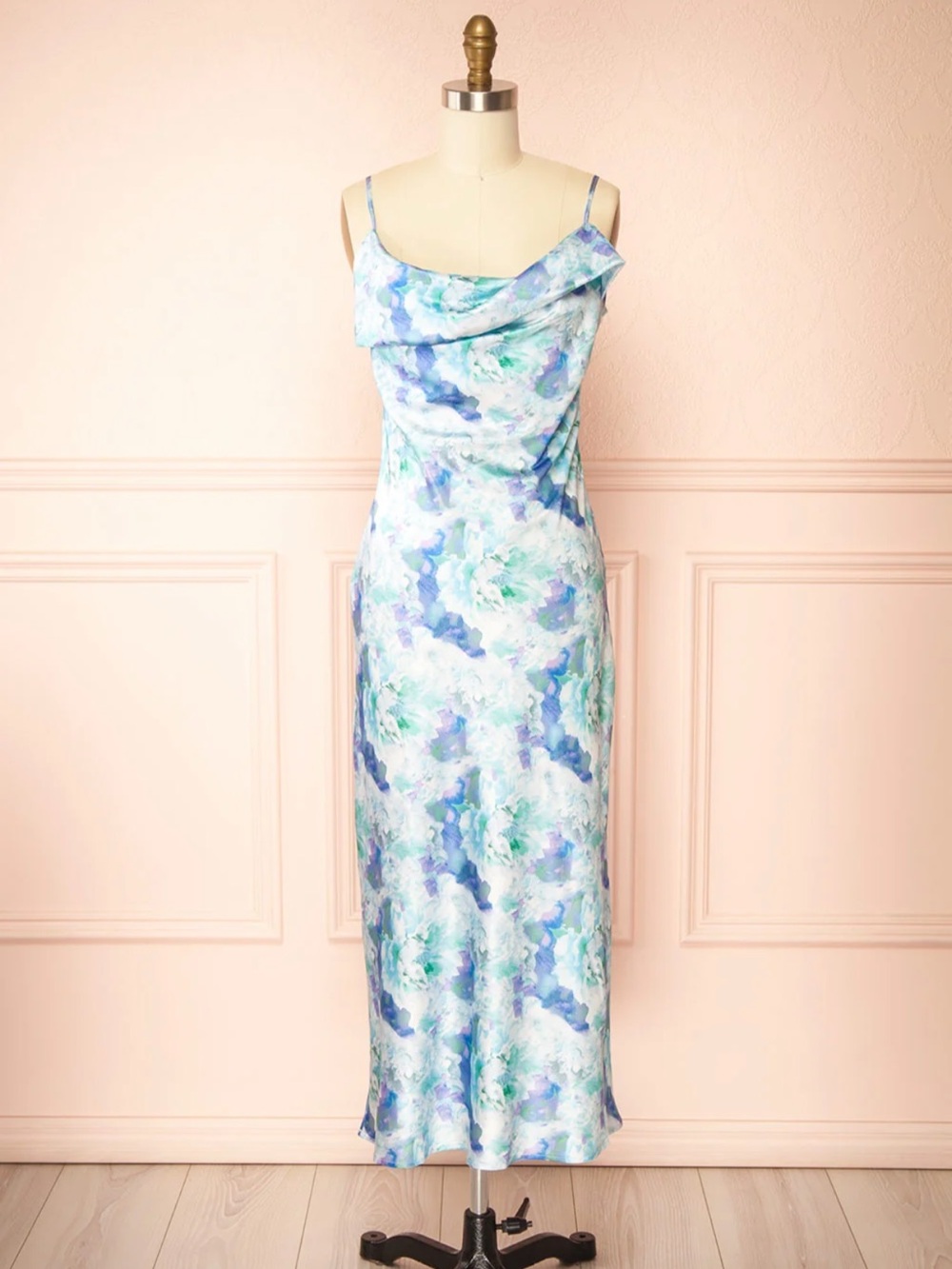 NWT Boutique 1861 Blue Floral Dress